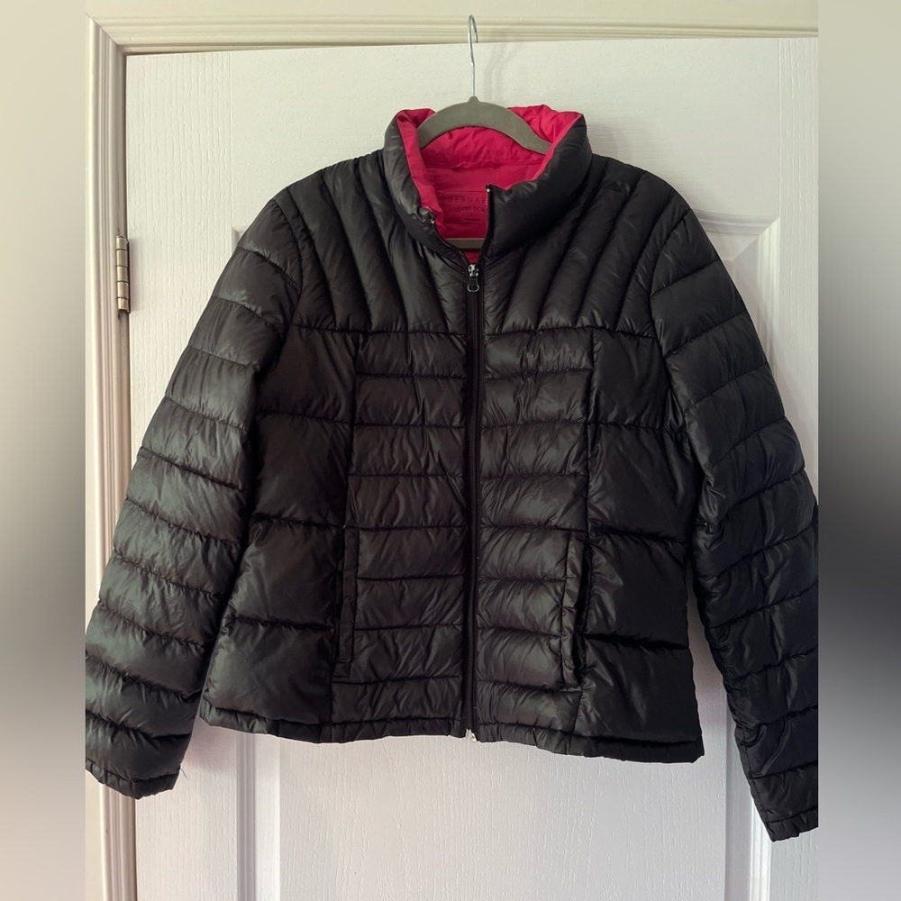 Bernardo goose down puffer jacket.